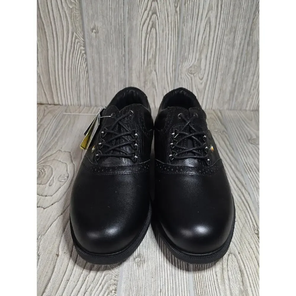 Arnold Palmer Latrobe Black Saddle Oxford Golf Shoes Mens Size 8.5EEE NWT